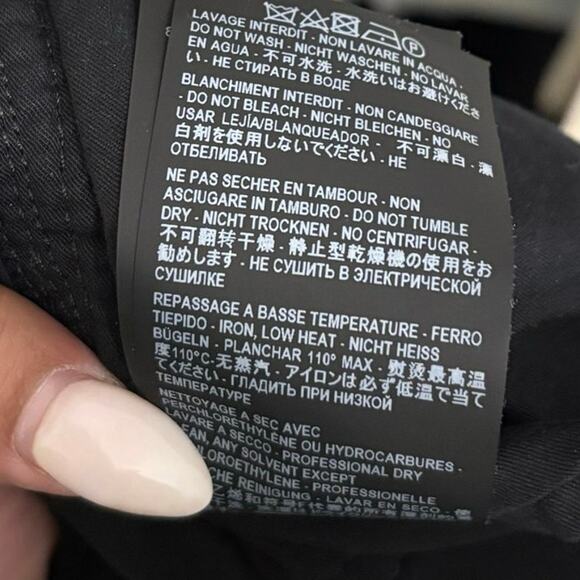 Saint Laurent Men’s Paris Black Velvet Trousers Size 29 - Picture 9 of 9